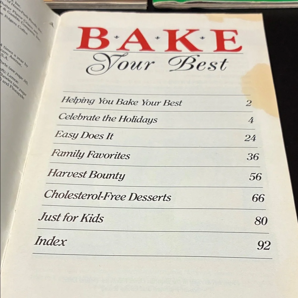 Vintage four piece set of Favorite Recipes cookbooks